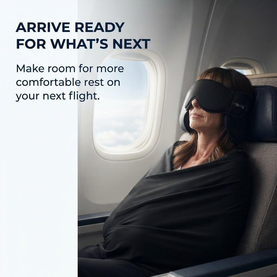 Memory Foam Travel Sleep Set with Eye Mask
